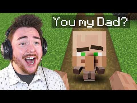 Minecraft but with TALKING VILLAGERS…