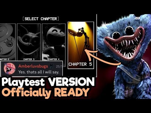 Poppy Playtime Chapter 5 - The Official PLAYTEST VERSION is Finally Ready | Official Messages