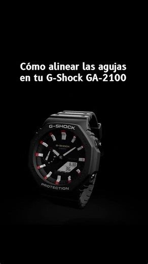 Tutorial: ¿Cómo alinear las agujas en un reloj Casio G-Shock GA-2100 Casioak?