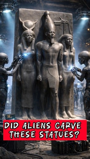 Were Jinn or Aliens Behind These Statues? Since the triad statues of King Menkaure were revealed, they have never stopped provoking debate. Some legends claim that jinn were involved in their creation. Others point to extraterrestrial visitors, suggesting that such precision could not belong to humans alone. These theories emerged for one reason: the statues display an extraordinary balance, symmetry, and mastery of stone that feels far ahead of its time. Yet archaeological evidence tells a diff