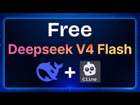 Use Deepseek V4 Flash FREE in Cline VS Code – Best AI Coding Setup 2026 | Claude code Alternative