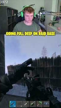 Going Full DEEP on a RAID BASE 😈 #oilrats #rust #shorts