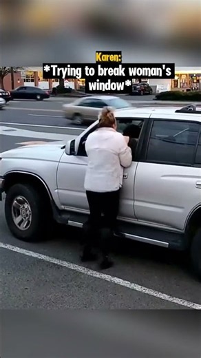 Road Raging Karen Gets Instant Karma