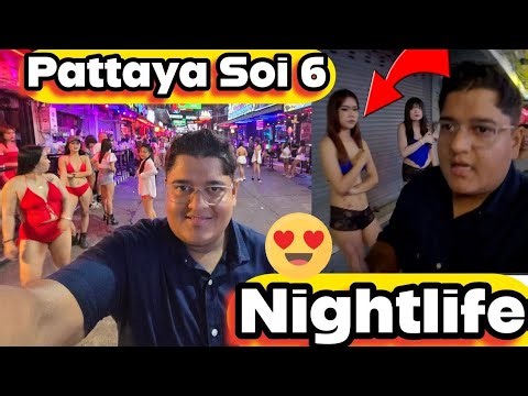🇹🇭Inside Pattaya’s RED Light Area & Wild Nightlife 😱 | Soi 6 & Walking Street | Indian in Thailand🇮🇳