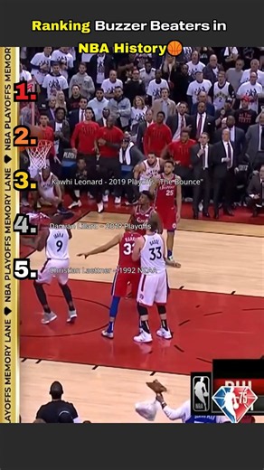 Ranking Top 5 Craziest Buzzer Beaters Ever 🏀 #nba #shorts