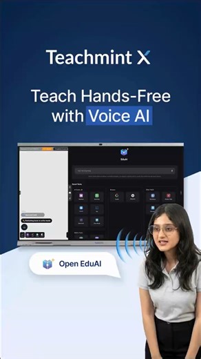 Control Your Interactive Whiteboard with Voice AI | Teachmint X | Digital Board for Teaching