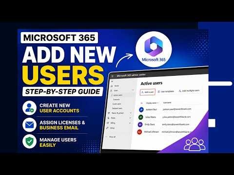 How to Add New Users in Microsoft 365 Admin Center