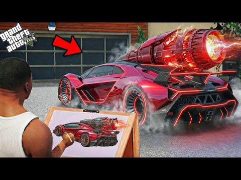 Franklin Find Booster Super Car With The Help Of Using Magical Painting In Gta 5