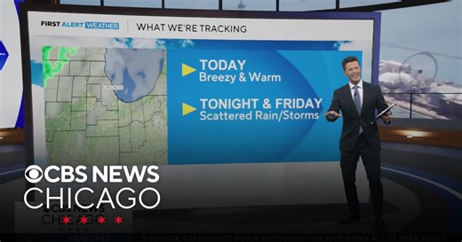 Chicago weather: Summery Thursday, storms overnight