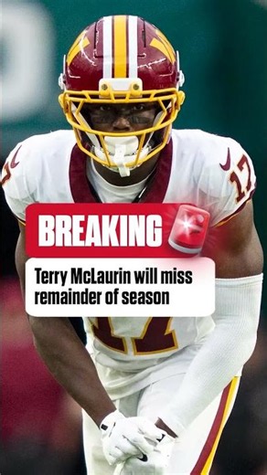 Commanders WR Terry McLaurin will miss the remainder of the season with a torn patellar tendon