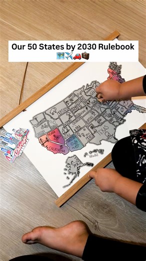 Back in 2023, we decided to take on a big family goal: visiting all 50 states by 2030. But not just driving through — actually experiencing them. We let the kids pick the state, slow down, explore, eat local, and leave with memories we’ll talk about for years. I’ve loved seeing how many people this journey has inspired to start adventures of their own seeing all 50 states. Tag me so I can follow along too! We get asked all the time why we started with the U.S. — and the answer is simple. We want