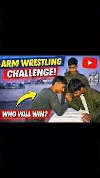 Arm Wrestling Challenge 💪 #shorts #armwrestling #funny