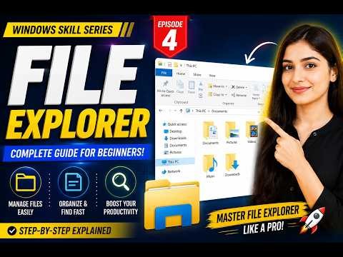 Episode 4: File Explorer Complete Tutorial for Beginners | Windows 11 & 10 | Episode 4