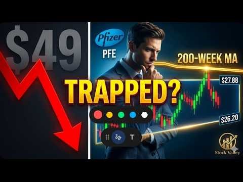 PFE Stock is TRAPPED: The Massive 200-Week Moving Average Battle!