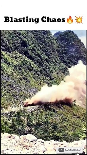 Massive Blasting Chaos! 🧨 Mining & Construction Explosions #youtubeshorts #trending #viral #shorts