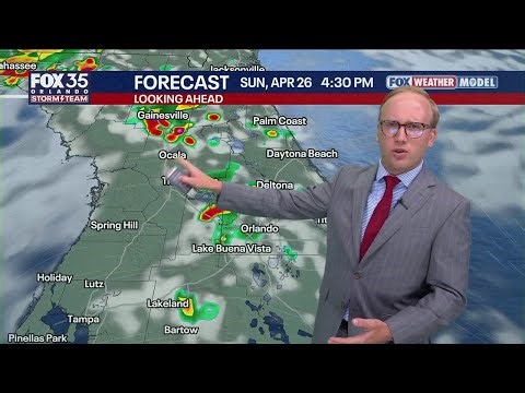 Orlando Weather Forecast: Tracking Sunday showers