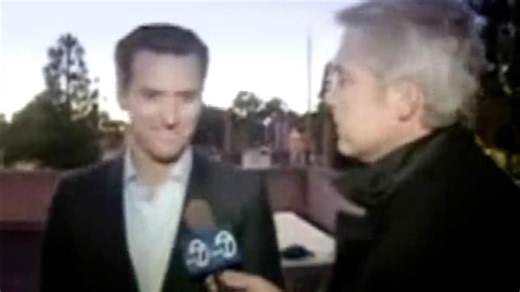 Video: 2006: Gavin Newsom storms off after grilled about underage girlfriend drinking | Daily Mail Online