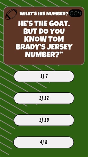 "NFL Multiple Choice Trivia 🏈🔥 | Can You Pick the Right Answer?"