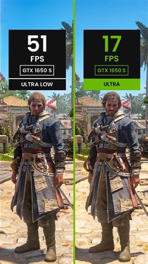 Assassin's Creed Black Flag Resynced vs GTX 1650 Super – Graphics & Performance Test!