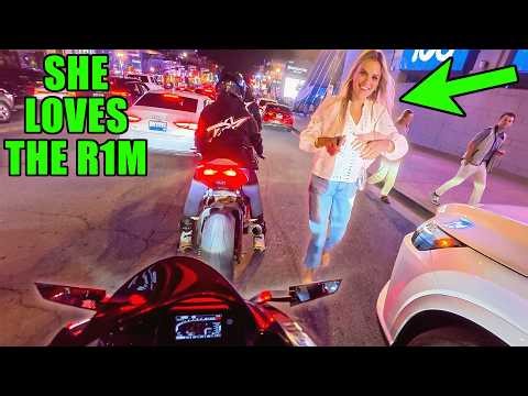 R1M Explores Downtown Nashville Nightlife 😈| Fireblade, M1000rr, Panigale V4