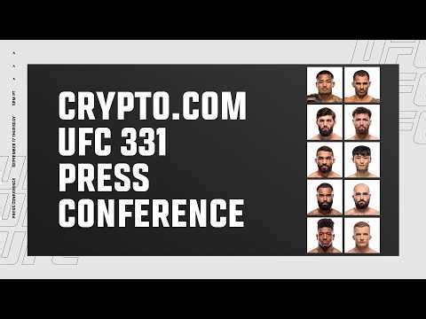 Crypto.com UFC 331: Pre-Fight Press Conference