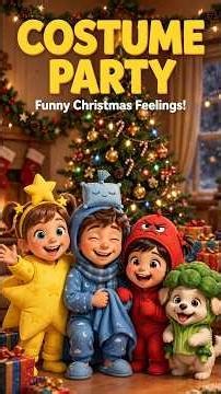 Ruby & Max Christmas Costume Party | Funny Feelings Costumes! | Pippo and Roxy
