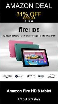 Amazon Fire HD 8 Tablet Review: Portable Entertainment at Its Best in Black