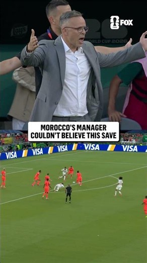 Mohamed Ouahbi thought this one was headed in for Morocco 🇲🇦