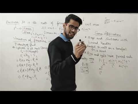 Pressure and its Applications | Variation of pressure with depth Derivation 