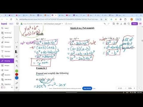 Multiplying Polynomials