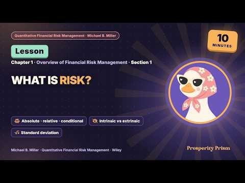[1.1 - Lesson] What Is Risk?