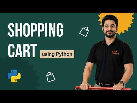 Shopping Cart using Objects and Classes in Python