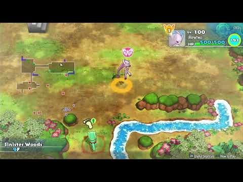 150 Mewtwo (Mega Y Evolved) VS Kecleon | Pokémon Mystery Dungeon Rescue Team DX