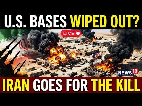US IRAN WAR NEWS LIVE | U.S. Bases Under Attack? Iran’s Major Strike Escalates Middle East Crisis