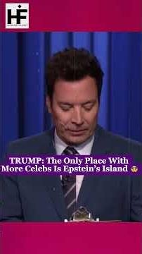 Jimmy Fallon Roast Trump For Giving A Wild Answer About Epstein’s Island 🤣