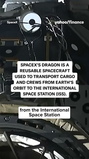 Watch SpaceX's Dragon undock from the space station. 🚀🌌