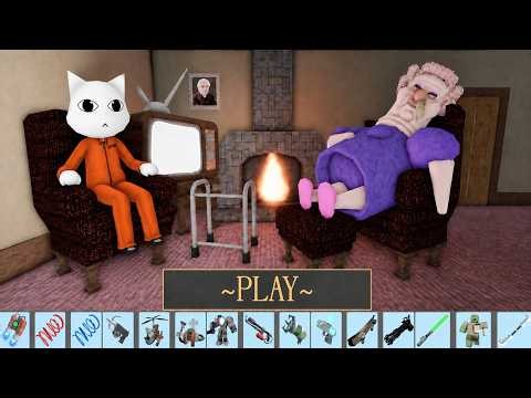 GRUMPY GRAN! (SCARY OBBY) – ALL ITEMS UNLOCKED! Playing as Animal Hospital Character | ROBLOX