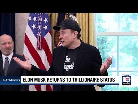 Elon Musk returns to trillionaire status