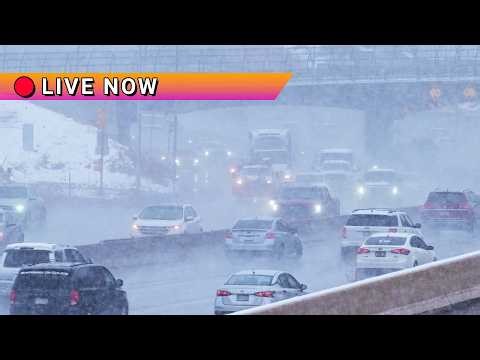 🟥Live Storm Chaser - SUMMER SNOW IN COLORADO | HELL FREEZING OVER