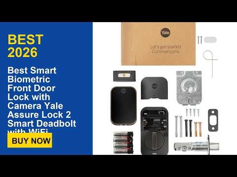Best Smart Biometric Front Door Lock with Camera Yale Assure Lock 2 Smart Deadbolt with WiFi