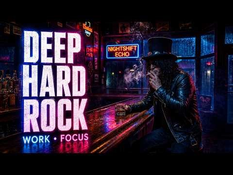 Deep Hard Rock Guitar for Work & Focus | 80s/90s Instrumental #hardrock #80smusic #90s