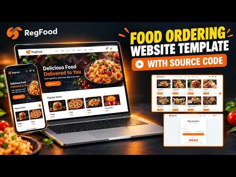 Food Ordering Website Using HTML CSS JavaScript Full Source Code