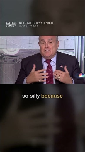 2018: Giuliani to Chuck Todd: "Truth isn't truth"