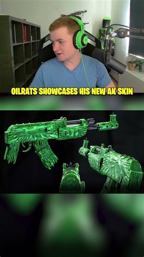 Oilrats New Showcases his NEW AK SKIN 😳 #oilrats #rust #shorts