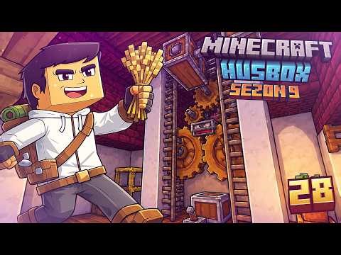 😱 ZBOŻE ➜ MĄKA w Minecraft?! Mój MŁYN z CREATE DZIAŁA! 🌾⚙️ | Minecraft HusBox ModPack #28 | S9
