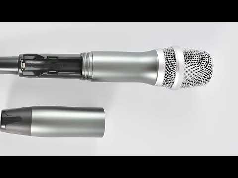 Dual Handheld Wireless Microphone Systems live performances, studio recordings, broadcasting