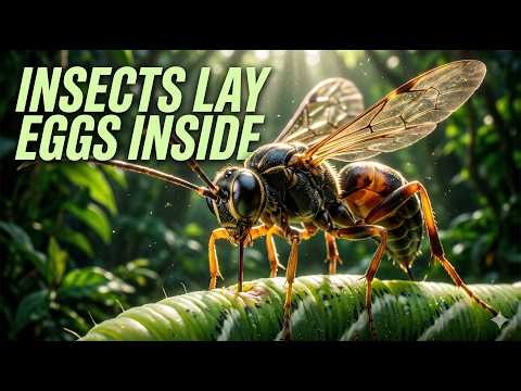 Why Some Insects Lay Eggs Inside Living Hosts for Survival 🦟🐛