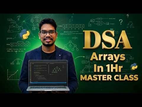 DSA with Python Arrays | DSA in Telugu | Python DSA Array Concept explained in Telugu | PythonLife