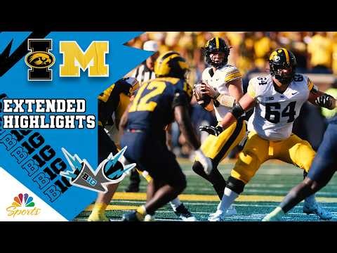 No. 17 Iowa vs. No. 18 Michigan | COLLEGE FOOTBALL HIGHLIGHTS | 9/26/2026 | NBC Sports