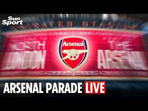 LIVE: Arsenal champions parade as thousands pack the streets of north London